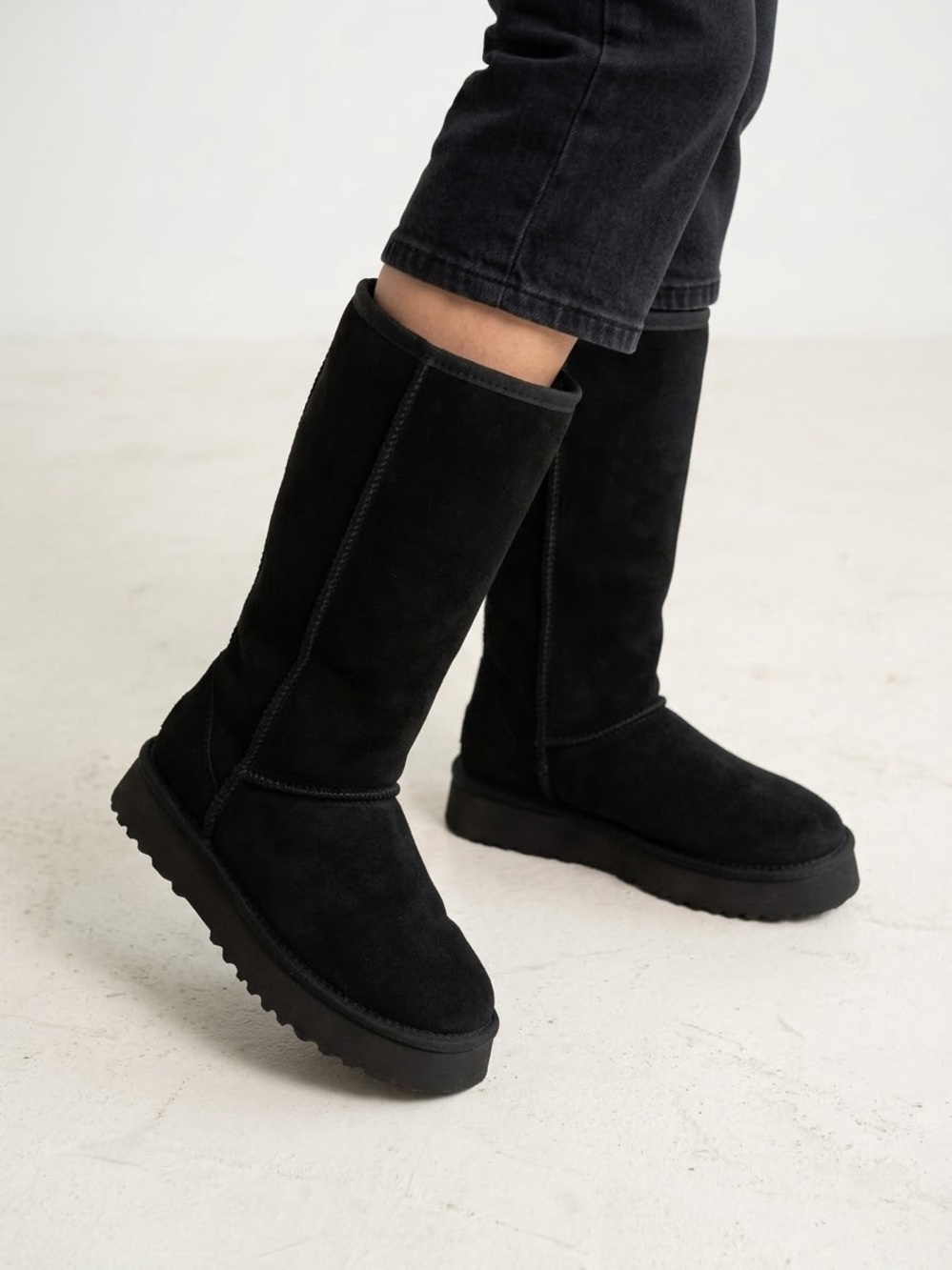 Nwob Matisse Sun Valley Classic Tall Black Suede Women's Boots size 7